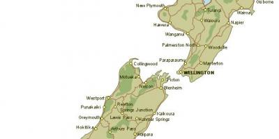 नक्शे के विस्तृत न्यूजीलैंड